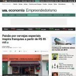 UOL Economia: Paixão por cervejas especiais inspira franquias a partir de R$ 65 mil